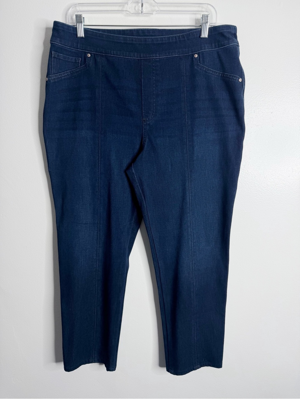 Chico’s Pull On Jegging Blue Size 14 Chico’s 2.5 Casual Minimalist Effortless